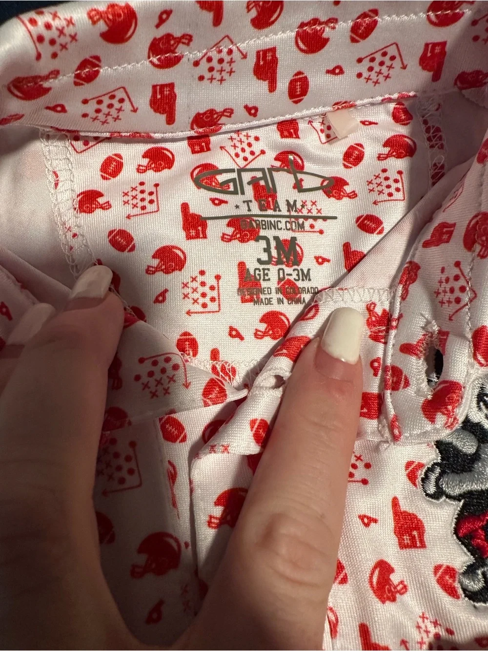 Ohio state baby romper